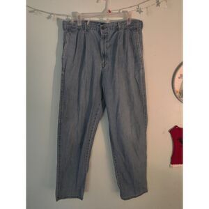 Lee Casuals Men's 36x32 Front Crease Blue Denim Jeans